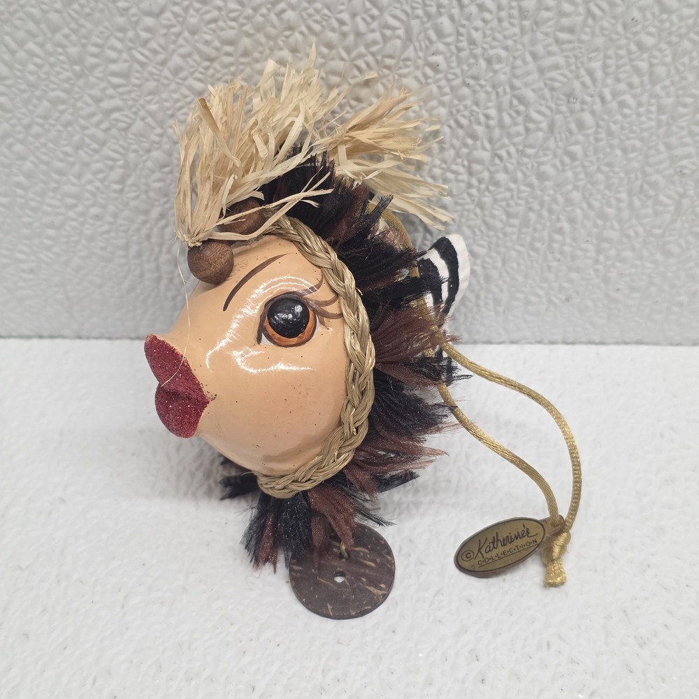 Katherines Collection Safari Zebra Kissing Fish Ornament